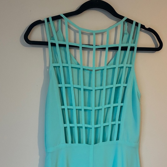 Lush Elegant Mint Green Sleeveless Dress size small - Picture 3 of 5